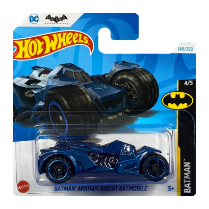 Машинка Базова Hot Wheels Batman: Arkham Knight Batmobile Batman 1:64 HTD85 Blue - Retromagaz