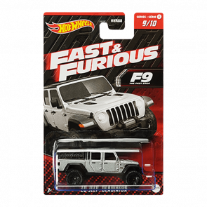 Тематична Машинка Hot Wheels '20 Jeep Gladiator Fast & Furious 1:64 HNR99 Grey - Retromagaz