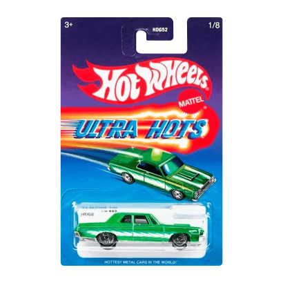 Тематическая Машинка Hot Wheels '64 Dodge 330 Ultra Hots 1:64 HDG52/HRX08 Green - Retromagaz