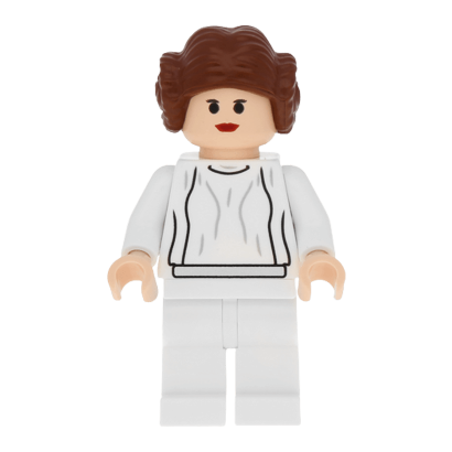 Фігурка Lego Повстанець Princess Leia Light Nougat White Dress Small Eyes Star Wars sw0175 Б/У - Retromagaz