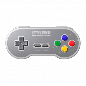 Геймпад Бездротовий 8BitDo SNES SN30 Europa Switch PC 2.4Ghz Grey Новий - Retromagaz