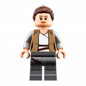 Фігурка Lego Джедай Rey Dark Tan Jacket Star Wars sw0888 Б/У - Retromagaz