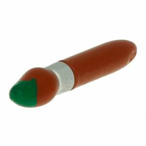 Мистецтво Lego Paint Brush with Silver Ring and Green Tip 93552pb01 4615250 6047551 Reddish Brown 2шт Б/У