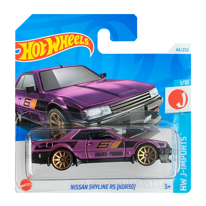 Машинка Базовая Hot Wheels Nissan Skyline RS (KDR30) J-Imports 1:64 HTC40 Purple - Retromagaz