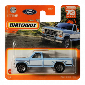 Машинка Большой Город Matchbox 1986 Ford F-150 Highway 1:64 HYC15 Blue - Retromagaz