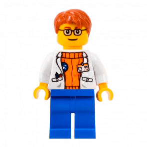 Фигурка Lego Arctic 973pb1708 Scientist City cty0552 Б/У