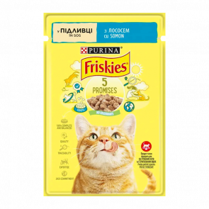 Влажный Корм для Кошек Purina Friskies Лосось 85g