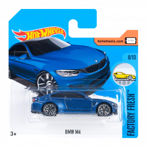 Машинка Базова Hot Wheels BMW M4 Factory Fresh 1:64 DTX57 Dark Blue - Retromagaz