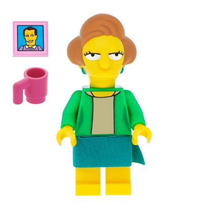 Фігурка Lego The Simpsons Edna Krabappel Cartoons colsim2-14 Новий - Retromagaz