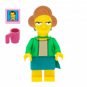 Фигурка Lego The Simpsons Edna Krabappel Cartoons colsim2-14 Новый - Retromagaz