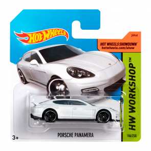 Машинка Базовая Hot Wheels Porsche Panamera Workshop 1:64 CFH85 White - Retromagaz