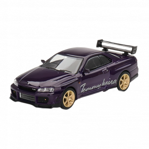 Машинка Premium MINI GT Nissan Skyline GT-R (R34) Tommykaira R-z 1:64 Purple - Retromagaz