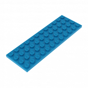 Пластина Lego Обычная 4 x 12 3029 6227258 6343650 Dark Azure 4шт Б/У