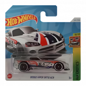 Машинка Базова Hot Wheels Dodge Viper SRT10 ACR Exotics 1:64 HTC27 Silver