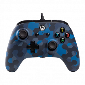 Геймпад Дротовий RMC Xbox One Blue Camouflage Б/У - Retromagaz