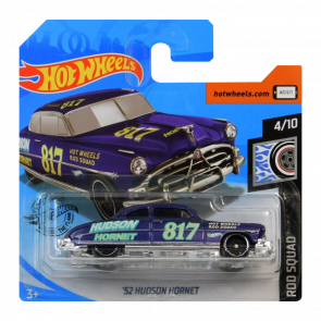 Машинка Базова Hot Wheels '52 Hudson Hornet Rod Squad 1:64 GHF20 Purple - Retromagaz