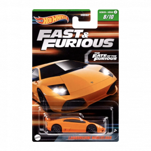 Тематична Машинка Hot Wheels Lamborghini Murcielago Fast & Furious 1:64 HNR88/HNT08 Orange - Retromagaz