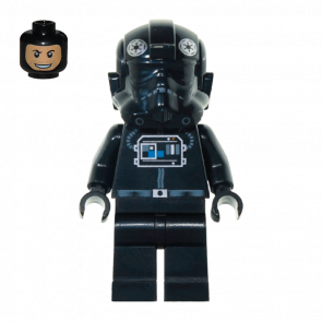 Фігурка Lego Імперія TIE Fighter Pilot Patterned Head Star Wars sw0268a Б/У