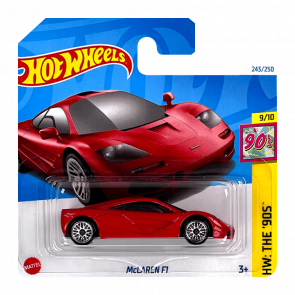 Машинка Базовая Hot Wheels McLaren F1 The `90S 1:64 HTB11 Red