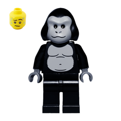 Фігурка Lego Series 3 Gorilla Suit Guy Collectible Minifigures col048 Б/У - Retromagaz