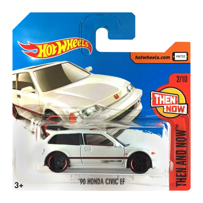 Машинка Базова Hot Wheels '90 Honda Civic EF Then and Now 1:64 DVB00 White - Retromagaz