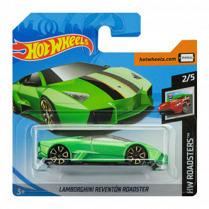 Машинка Базовая Hot Wheels Lamborghini Reventon Roadster Roadsters 1:64 FYD28 Green - Retromagaz