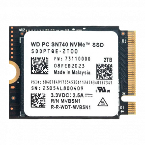 SSD Накопичувач Western Digital SN740 Steam Deck 2TB - Retromagaz