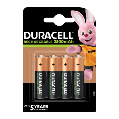 Акумулятор Duracell AA 4шт NiMh Turbo 2500 mAh - Retromagaz