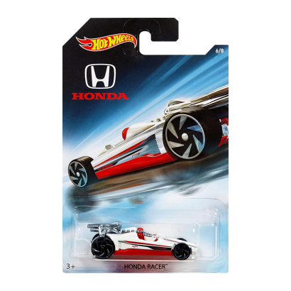 Тематическая Машинка Hot Wheels Honda Racer Honda 70th Anniversary 1:64 FKD28 White - Retromagaz