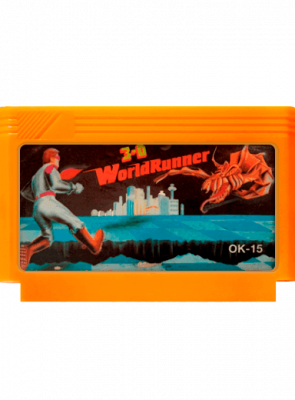 Игра RMC Famicom Dendy The 3-D Battles of WorldRunner 90х Английская Версия Только Картридж Б/У