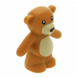 Фигурка Lego Земля Teddy Bear with Black Eyes and Mouth and Tan Stomach and Muzzle Animals 98382pb001 1 4652796 6055832 Medium Nougat Б/У