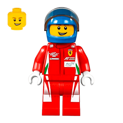 Фигурка Lego Speed Champions Ferrari 488 GTE Race Car Driver Другое sc066 Б/У - Retromagaz