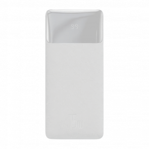 Портативный Аккумулятор Power Bank Baseus Bipow Digital Display White 20000 mAh 15 W - Retromagaz