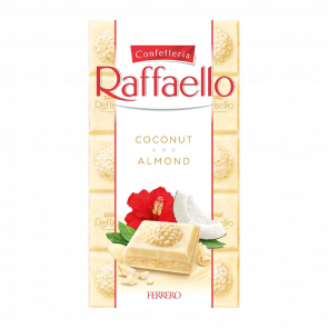 Шоколад Белый Raffaello Coconut & Almond 90g - Retromagaz