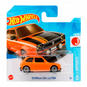 Машинка Базовая Hot Wheels '73 Honda Civic Custom J-Imports 1:64 HKK67 Orange