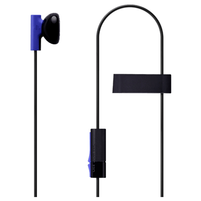 Гарнітура Дротовий Sony PlayStation 4 Mono Chat Earbud Black Blue Б/У - Retromagaz