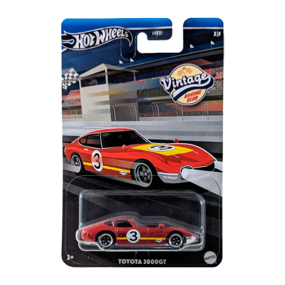 Тематична Машинка Hot Wheels Toyota 2000GT Vintage Racing Club 1:64 HRT81/HRV07 Red - Retromagaz