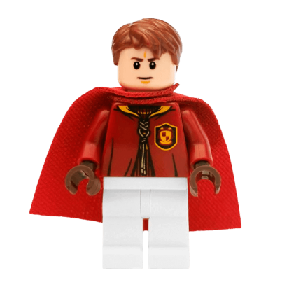 Фігурка Lego Harry Potter Oliver Wood Quidditch Uniform Films hp137 Б/У - Retromagaz