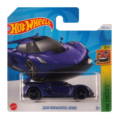 Машинка Базова Hot Wheels 2020 Koenigsegg Jesko Exotics 1:64 HTC21 Purple - Retromagaz