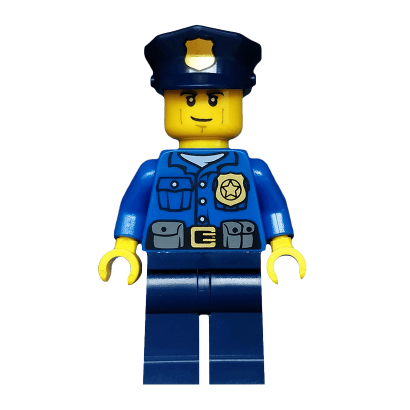 Фигурка Lego Police 973pb1551 Officer Gold Badge City cty0458 Б/У - Retromagaz