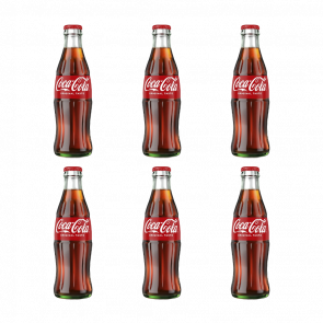 Набор Напиток Coca-Cola Original Taste Стекло 250ml 6шт - Retromagaz