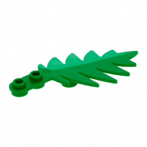 Растение Lego Листья Tree Palm Leaf Small 8 x 3 6148 4160980 4258459 6269040 Green 4шт Б/У