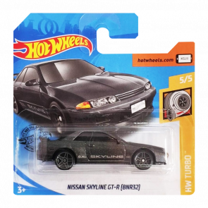 Машинка Базовая Hot Wheels Nissan Skyline GT-R (BNR32) Turbo 1:64 GHD03 Grey