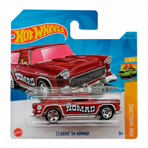 Машинка Базовая Hot Wheels Classic '55 Nomad Wagons 1:64 HKH73 Dark Red - Retromagaz