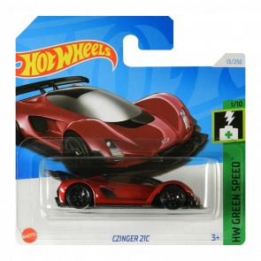 Машинка Базовая Hot Wheels Czinger 21C Green Speed 1:64 HTC92 Red