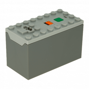 Электрика Lego Батарейный Блок 9V 87513c01 4578042 4638959 6116239 Light Bluish Grey Б/У