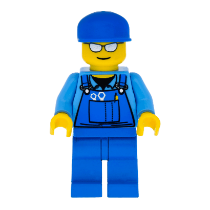 Фігурка Lego People 973pb0410 Overalls with Tools in Pocket Blue City cty0114 Б/У - Retromagaz