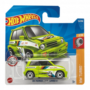 Машинка Базова Hot Wheels '85 Honda City Turbo II Turbo 1:64 HCV25 Green - Retromagaz