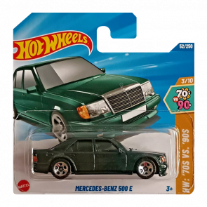 Машинка Базова Hot Wheels Mercedes-Benz 500 E '70s vs. '90s 1:64 HYX02 Green - Retromagaz