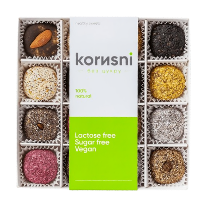 Цукерки ТМ ''Korusni'' Корисні (Без цукру) 350g - Retromagaz